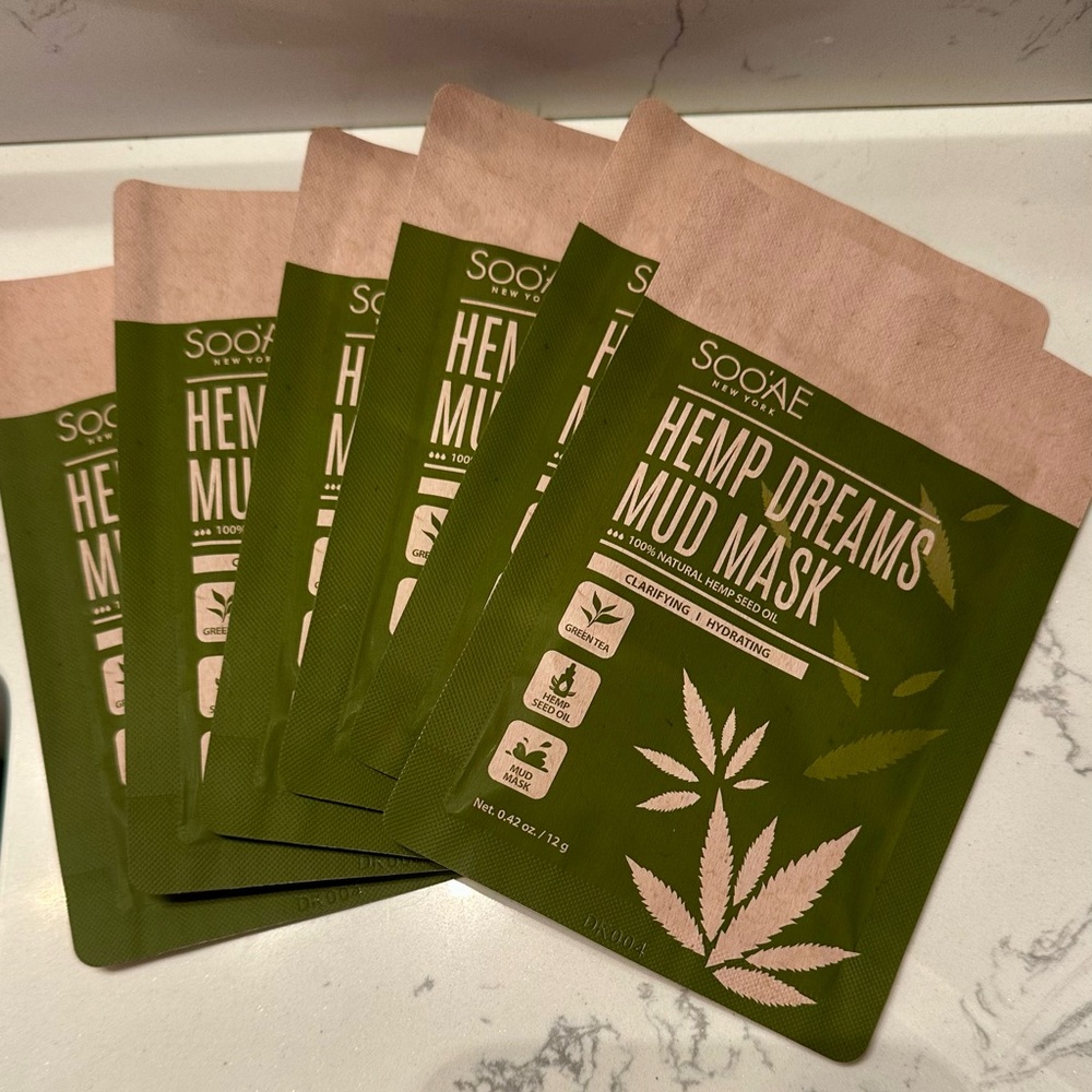 Soo'AE Hemp Dreams Mud Mask Set (6 masks)